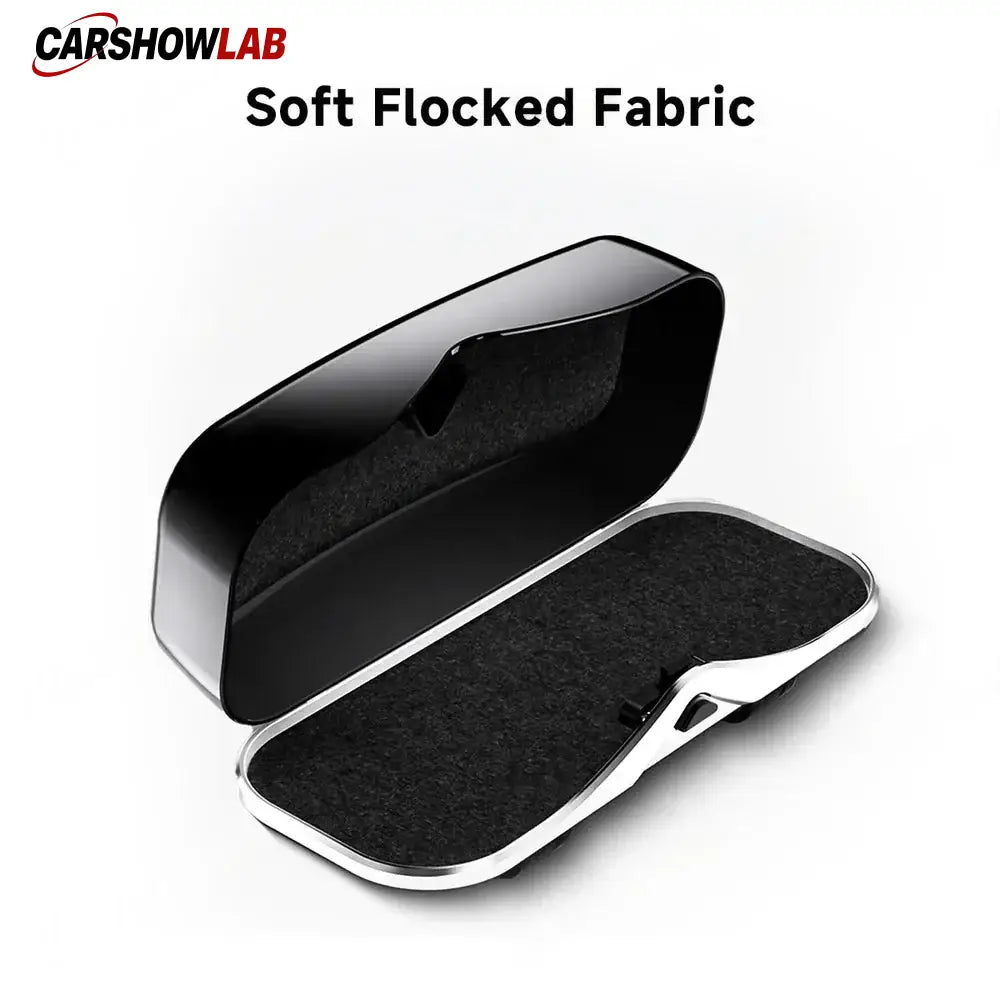 Universal Car Sun Visor Glasses Box - One-Hand Access Sunglasses Storage Case - Tesla Interior Accessories > Interior