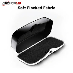 Universal Car Sun Visor Glasses Box - One-Hand Access Sunglasses Storage Case - Tesla Interior Accessories > Interior