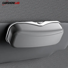 Universal Car Sun Visor Glasses Box - One-Hand Access Sunglasses Storage Case - Tesla Interior Accessories > Interior