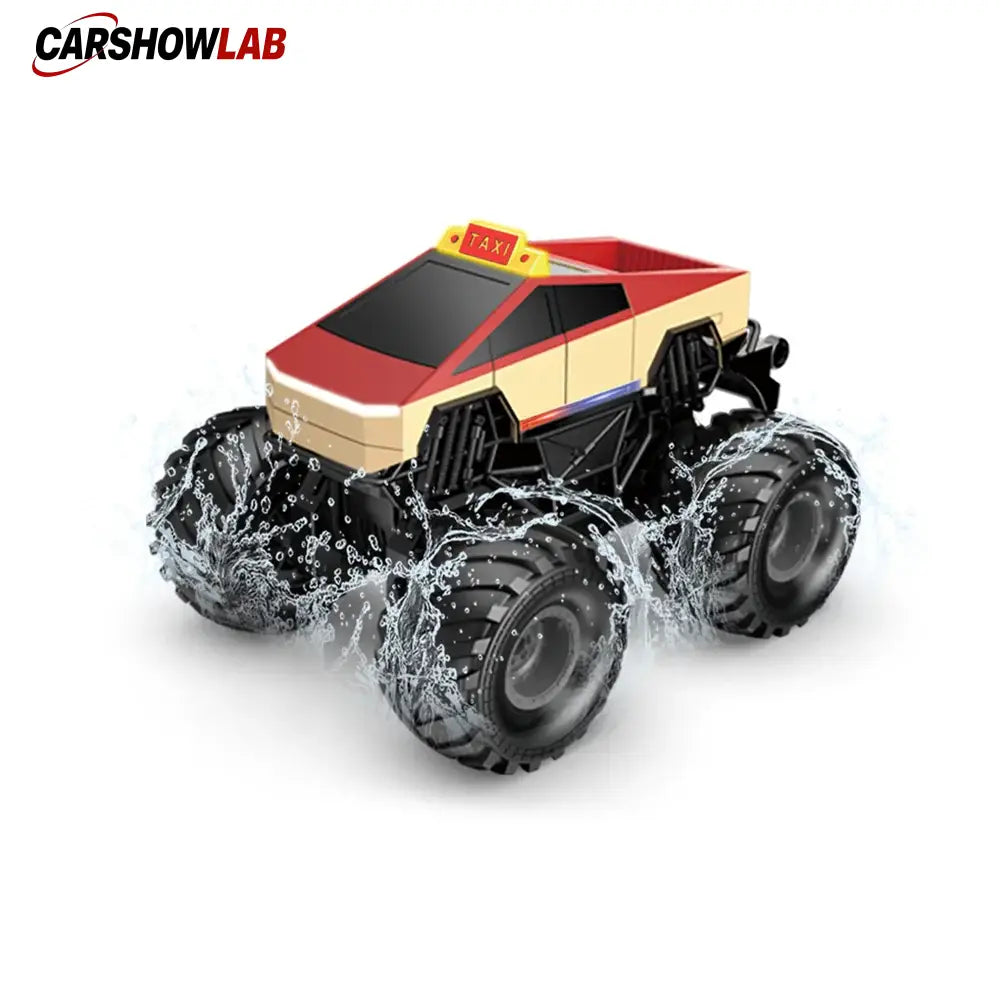 Waterproof Amphibious RC Truck - 4WD Cybertruck-Inspired Off-Road Toy Car - Tesla Exterior Accessories > Remote Car