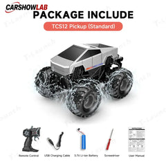 Waterproof Amphibious RC Truck - 4WD Cybertruck-Inspired Off-Road Toy Car - Tesla Exterior Accessories > Remote Car
