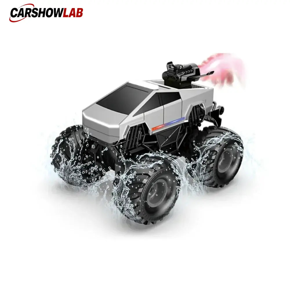 Waterproof Amphibious RC Truck - 4WD Cybertruck-Inspired Off-Road Toy Car - Tesla Exterior Accessories > Remote Car