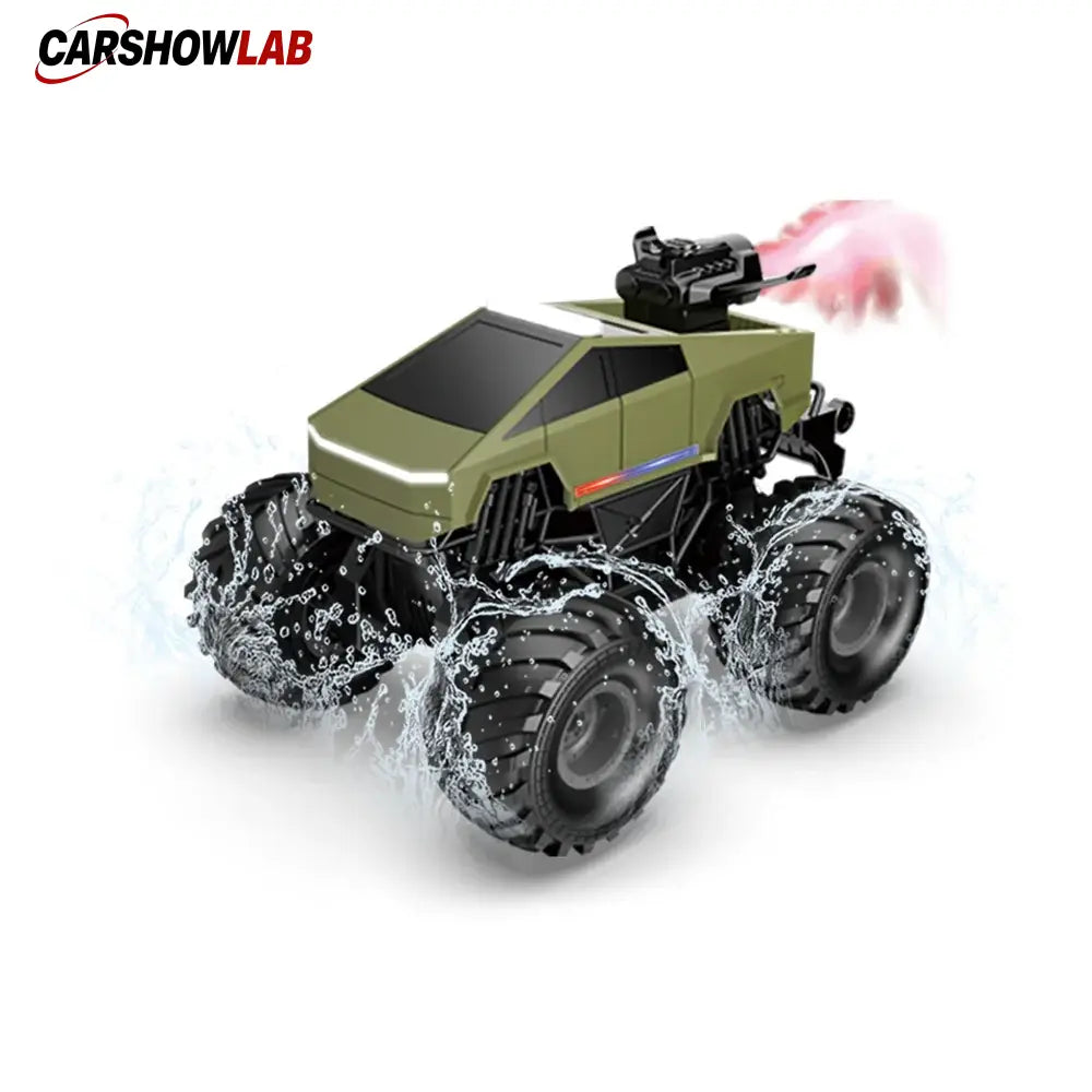 Waterproof Amphibious RC Truck - 4WD Cybertruck-Inspired Off-Road Toy Car - Tesla Exterior Accessories > Remote Car