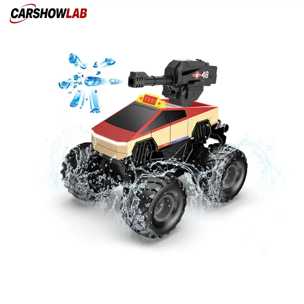 Waterproof Amphibious RC Truck - 4WD Cybertruck-Inspired Off-Road Toy Car - Tesla Exterior Accessories > Remote Car