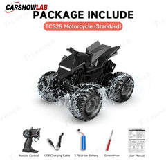 Waterproof Amphibious RC Truck - 4WD Cybertruck-Inspired Off-Road Toy Car - Tesla Exterior Accessories > Remote Car