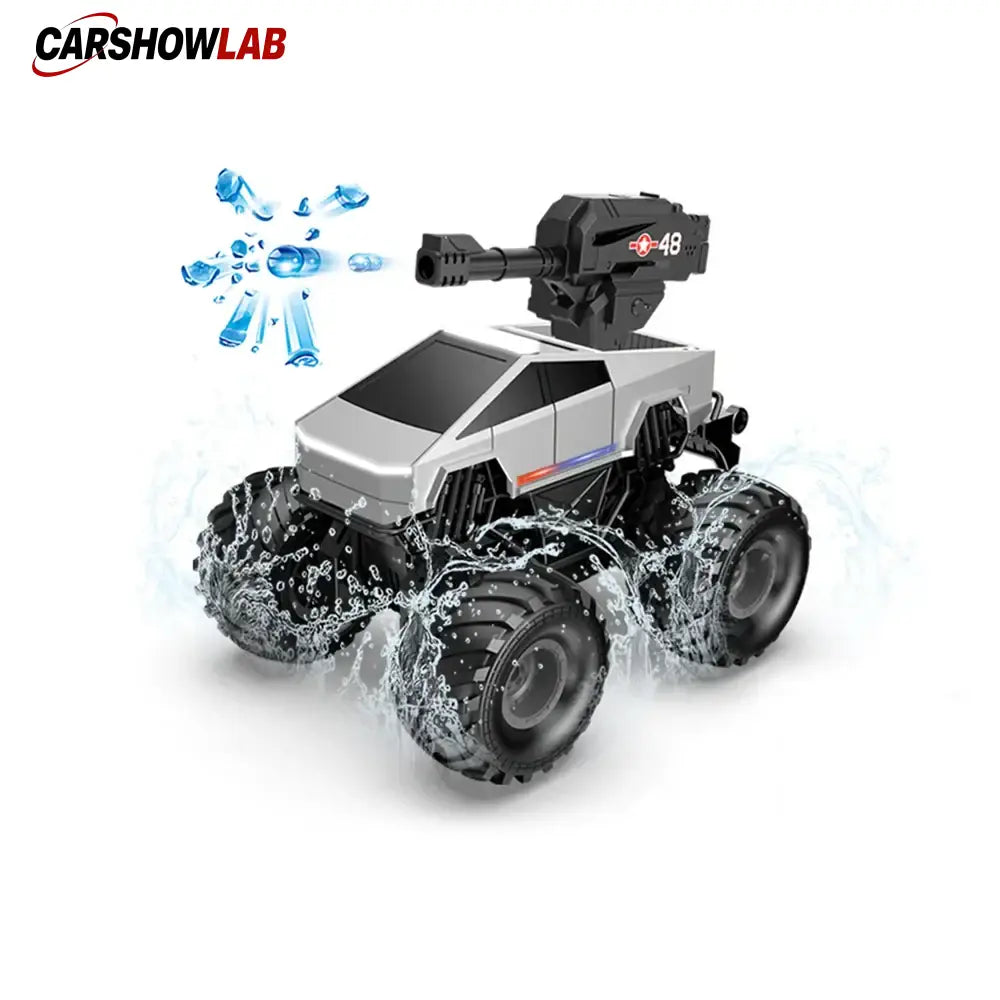 Waterproof Amphibious RC Truck - 4WD Cybertruck-Inspired Off-Road Toy Car - Tesla Exterior Accessories > Remote Car