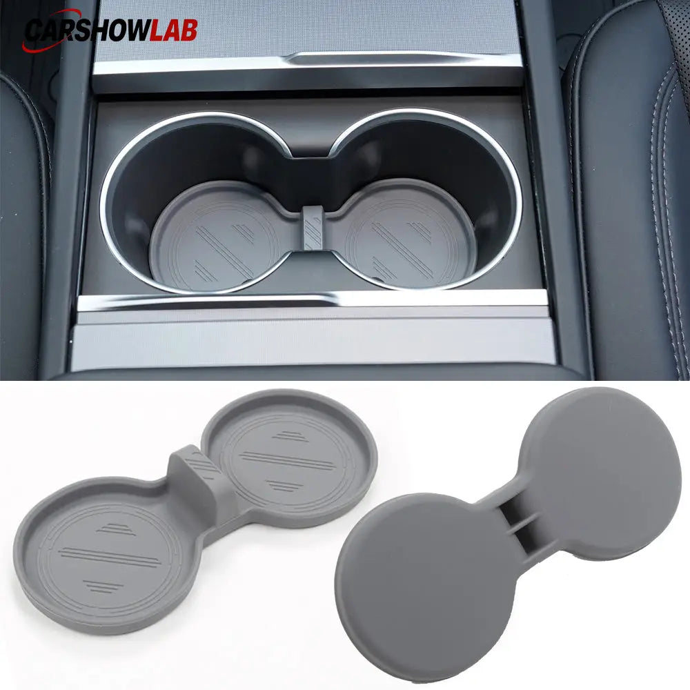 Waterproof Cup Holder Storage Box for 2024+ Tesla Model 3 Highland - Tesla Interior Accessories > Center Console > Cup