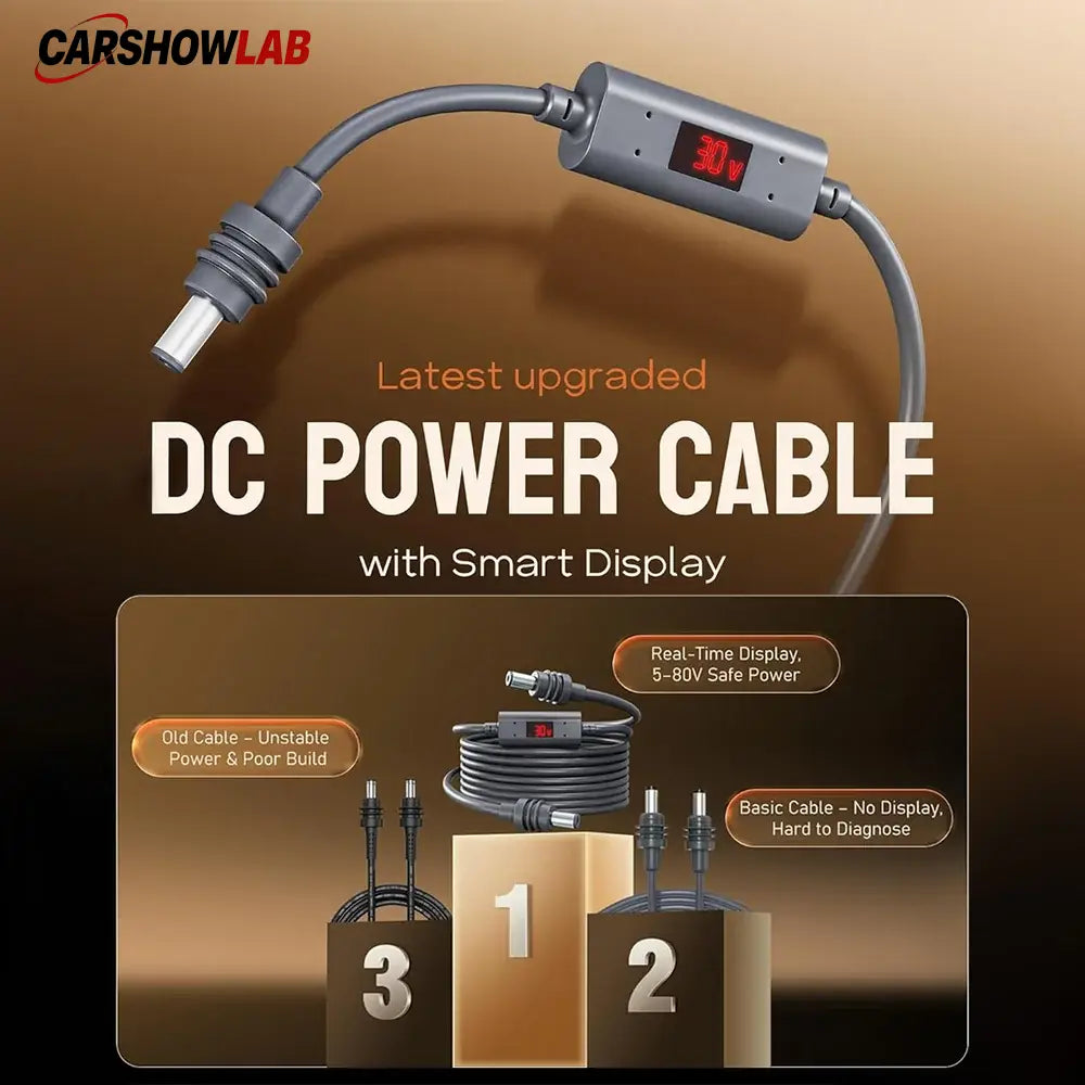 Waterproof Starlink Mini DC Power Cable for RV & Off-Grid - Real-Time Monitor - Tesla Exterior Accessories > Starlink