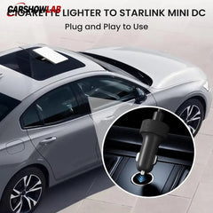 10FT Starlink Mini Car Charger Cord - IP67 Waterproof DC Power for RV & Truck - Tesla Exterior Accessories > Starlink