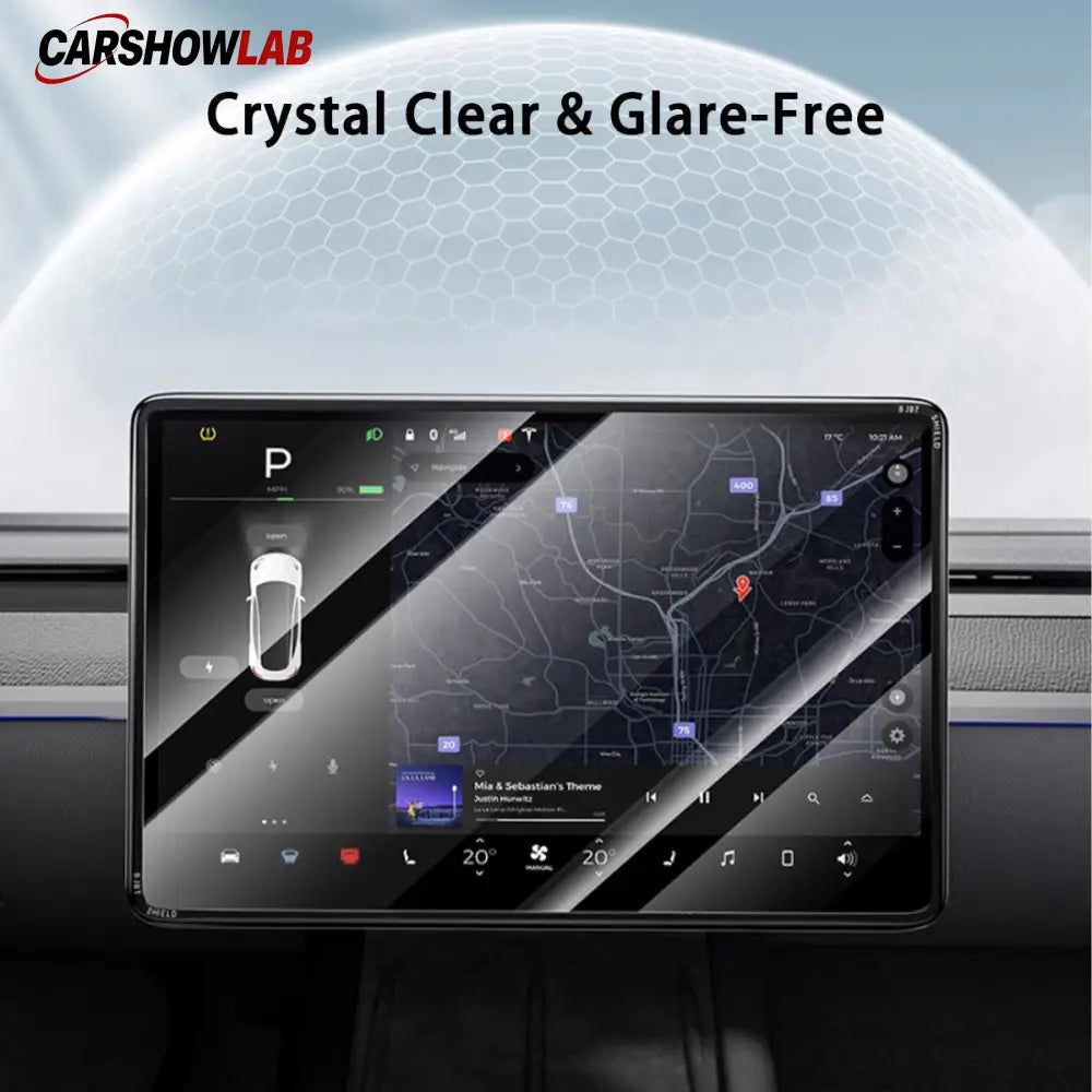 2-in-1 Screen Protector for Tesla Model 3/Y Highland & Juniper - Tempered Glass - 2024 FLASH SALE