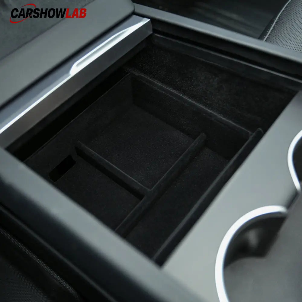 2024 Tesla Model 3 Highland Center Front Storage Box - Interior Organizer - Tesla Interior Accessories > Center Console