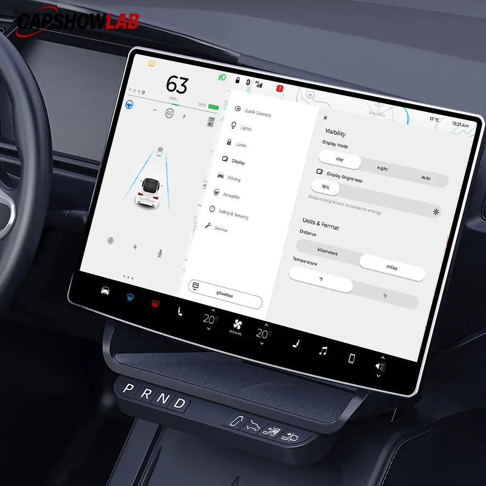 2024 Tesla Model 3 Highland Physical Gear Shift Button & Console Organizer - 2024+ Model 3 Highland - Tesla Interior