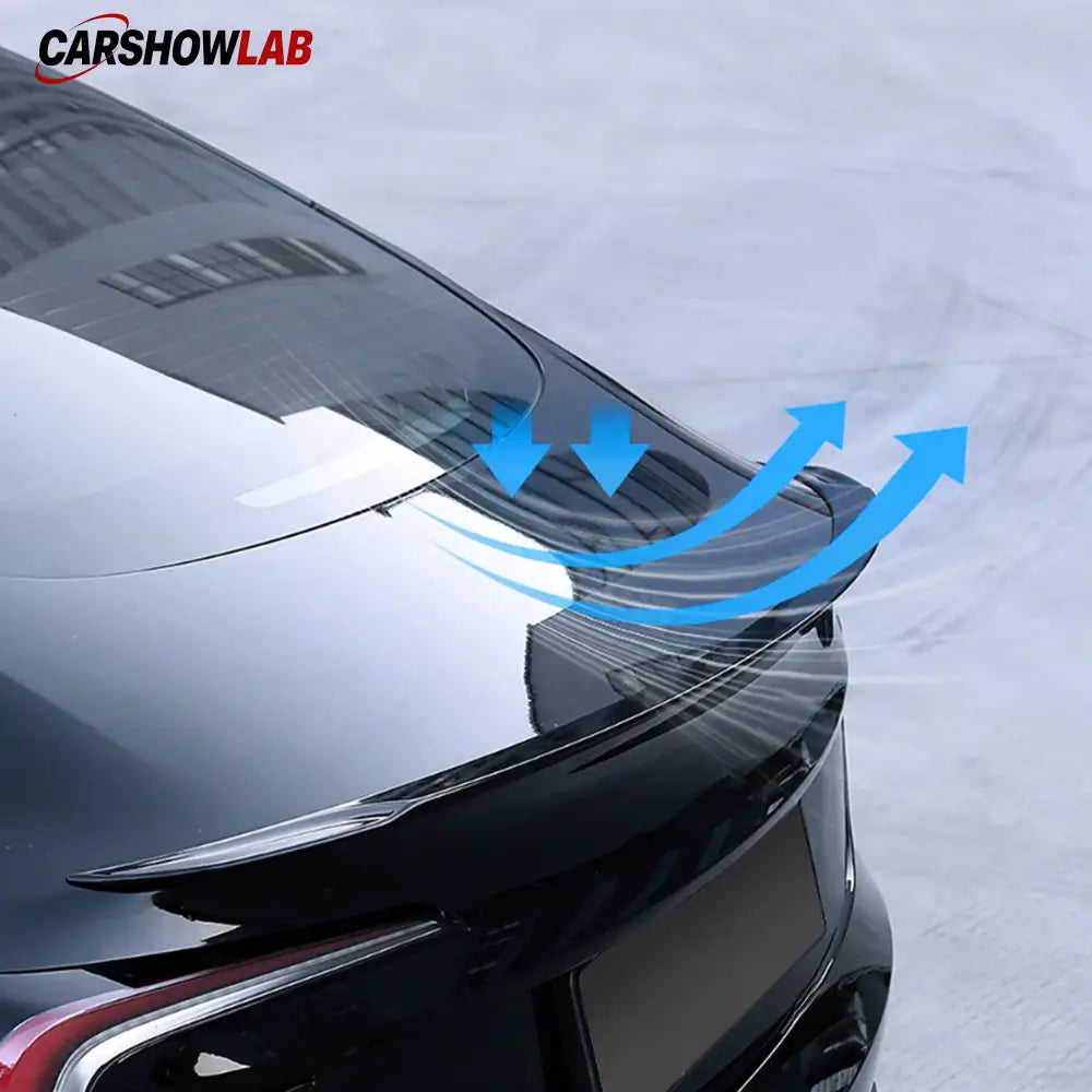 2024 Tesla Model 3 Highland Rear Spoiler - OEM Performance Wing Carbon Style - Tesla Exterior Accessories > Exterior
