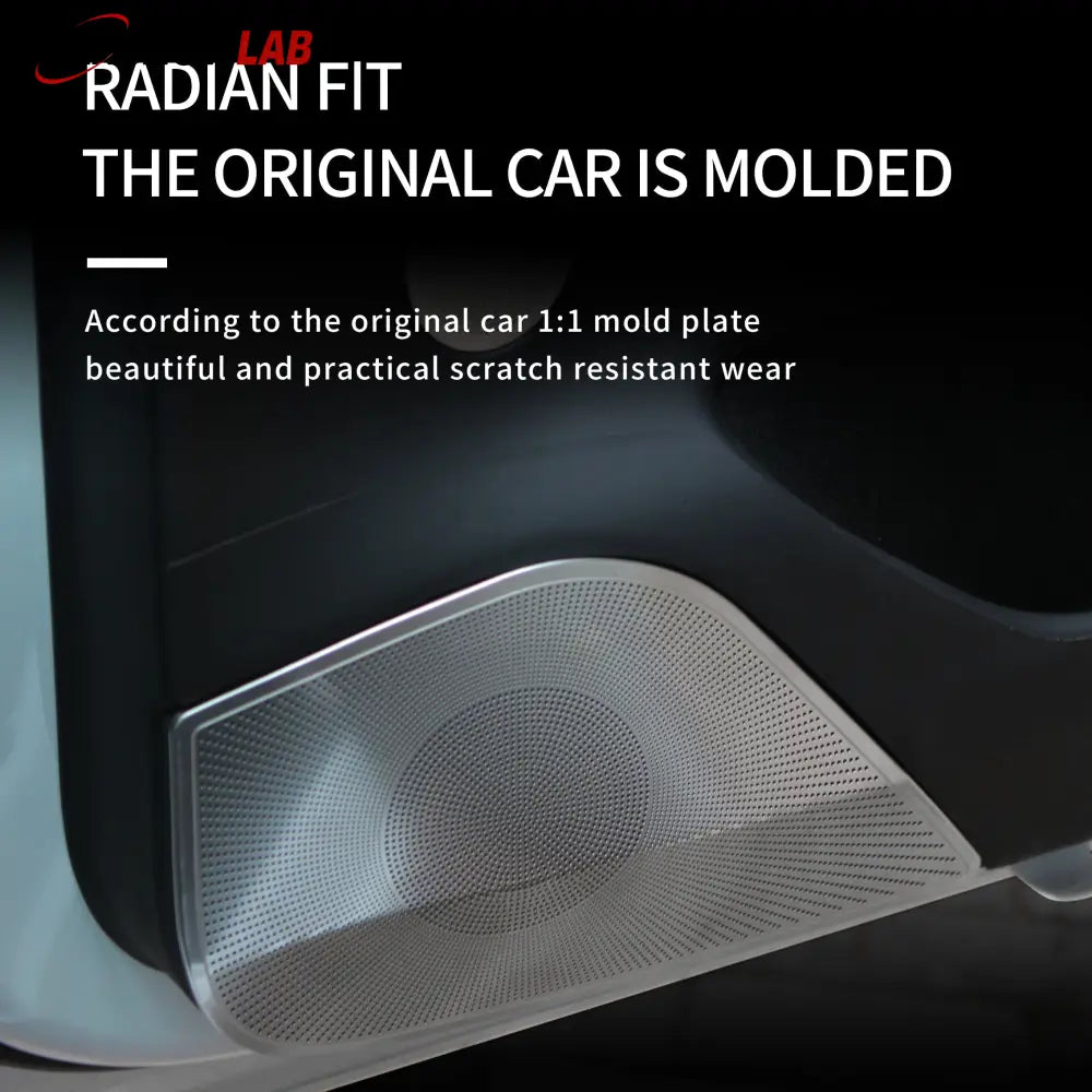 2024+ Tesla Model 3 Highland Stainless Steel Speaker & Air Vent Covers - Tesla Interior Accessories > Seat > Air Vent
