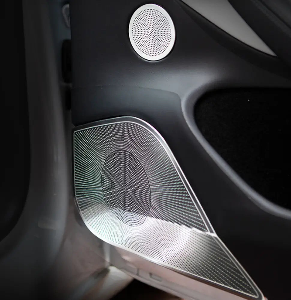 2024+ Tesla Model 3 Highland Stainless Steel Speaker & Air Vent Covers - Tesla Interior Accessories > Seat > Air Vent