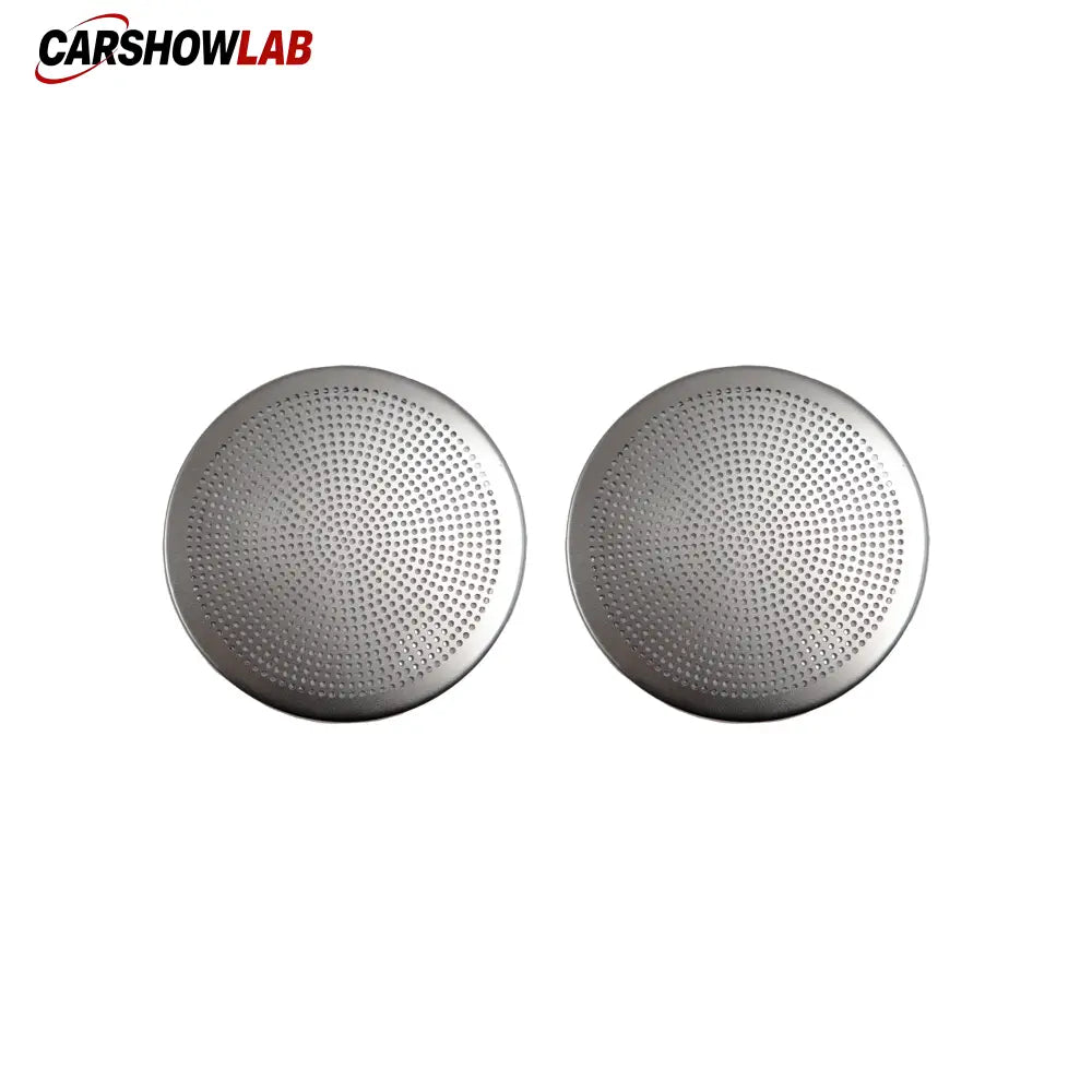 2024+ Tesla Model 3 Highland Stainless Steel Speaker & Air Vent Covers - Tesla Interior Accessories > Seat > Air Vent