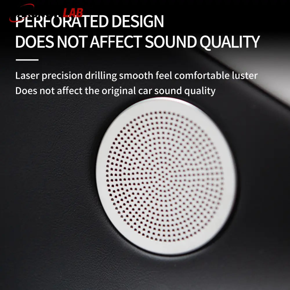 2024+ Tesla Model 3 Highland Stainless Steel Speaker & Air Vent Covers - Tesla Interior Accessories > Seat > Air Vent