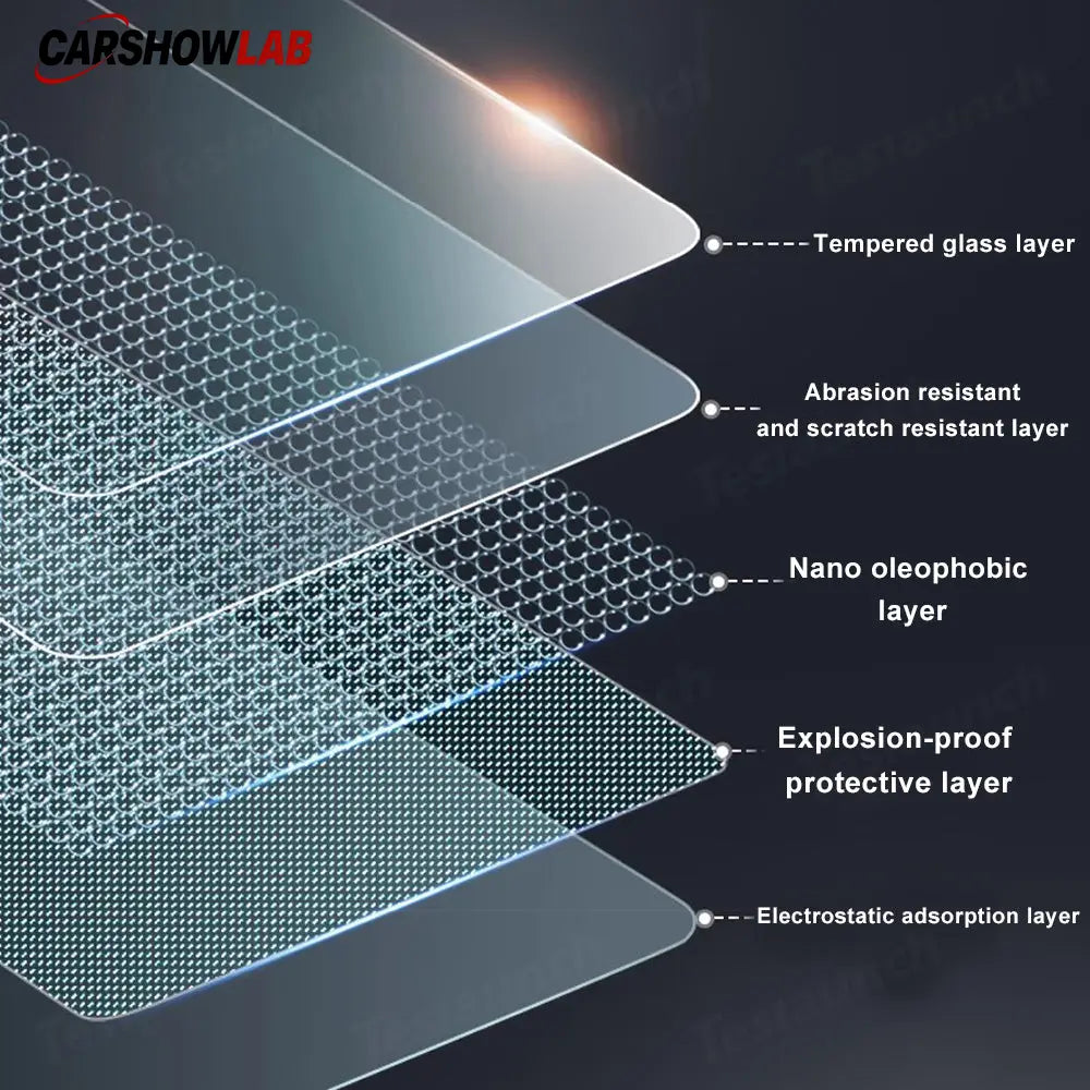 2024+ Tesla Model 3 Highland Tempered Glass Screen Protector - Easy Install - Tesla Interior Accessories > Dashboard >