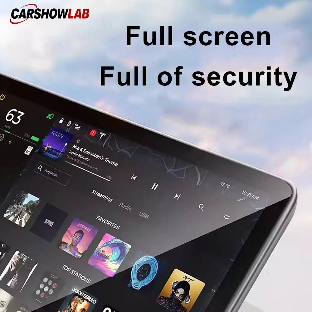 2024+ Tesla Model 3 Highland Tempered Glass Screen Protector - Easy Install - Tesla Interior Accessories > Dashboard >