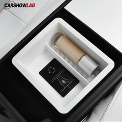 2025 Tesla Model Y Juniper Center Console Storage Box & Armrest Tray Set - Tesla Interior Accessories > Center Console