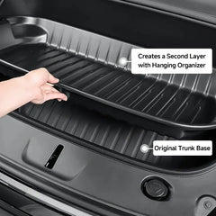 2025 Tesla Model Y Juniper Trunk & Frunk Hanging Organizer Shelf - 2pc - Tesla Interior Accessories > Frunk Trunk >