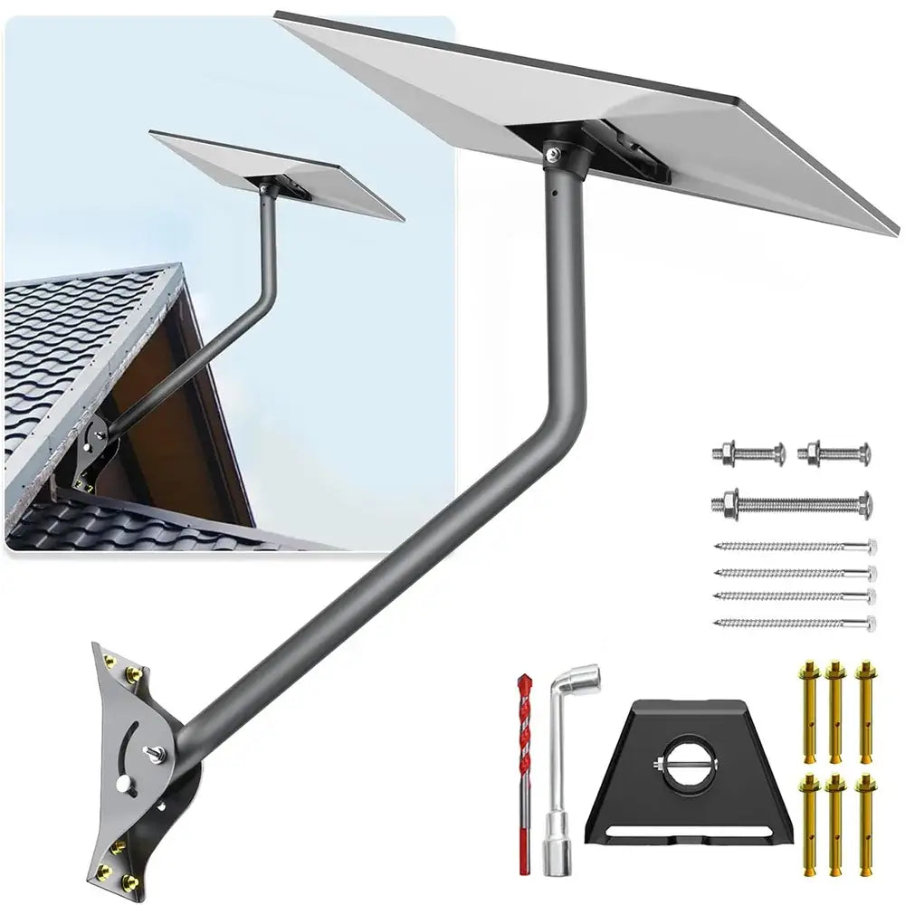26’ Starlink Gen 3 Wall & Roof Mount | Adjustable Aluminum Satellite Bracket - Tesla Exterior Accessories > Starlink