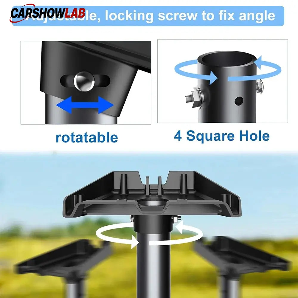 26’ Starlink Gen 3 Wall & Roof Mount | Adjustable Aluminum Satellite Bracket - Tesla Exterior Accessories > Starlink