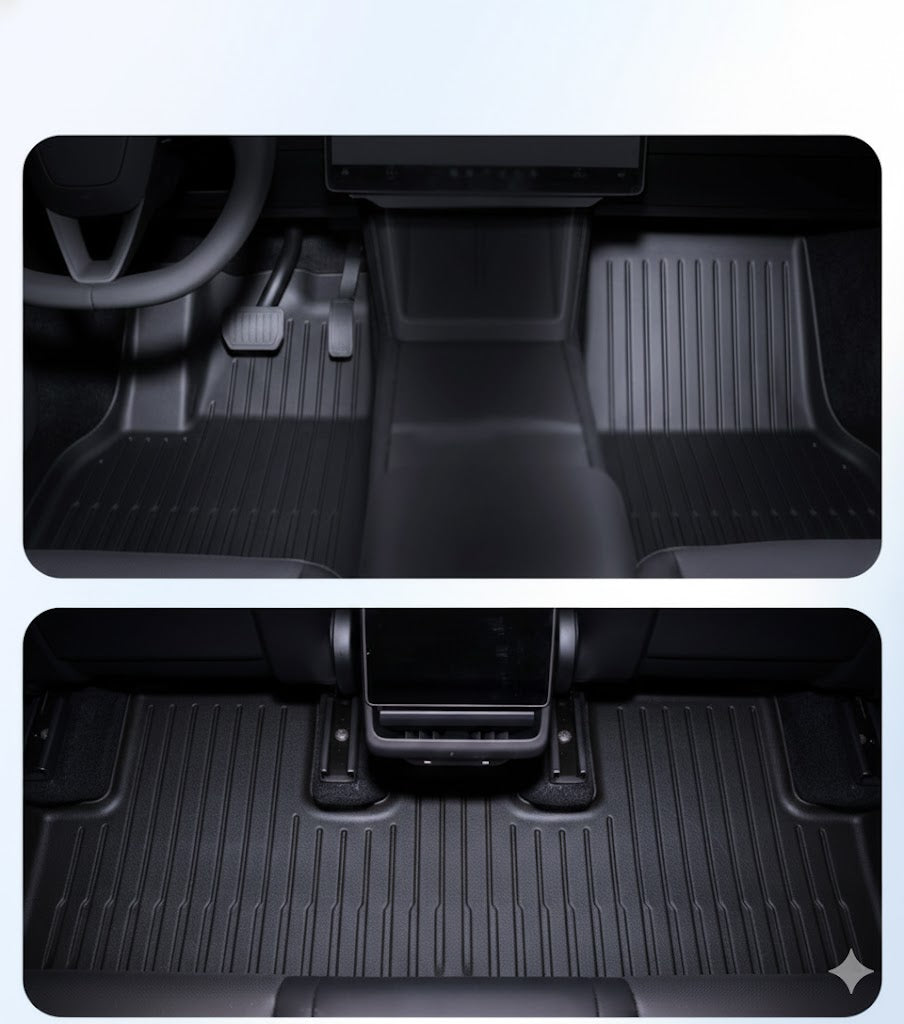 Compatible With Model 3 & Model Y TPE Injection-Molded 3D All-Weather Trunk Mats