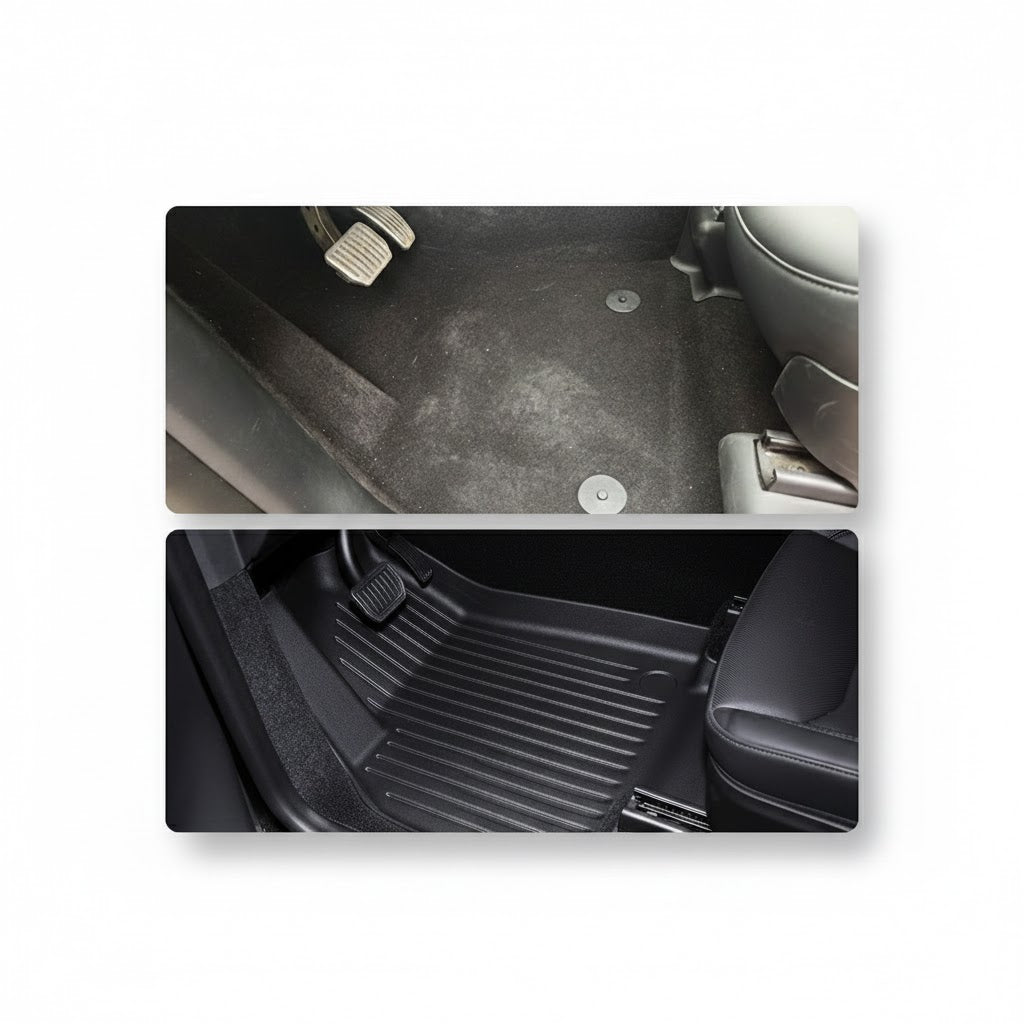 Compatible With Model 3 & Model Y TPE Injection-Molded 3D All-Weather Trunk Mats
