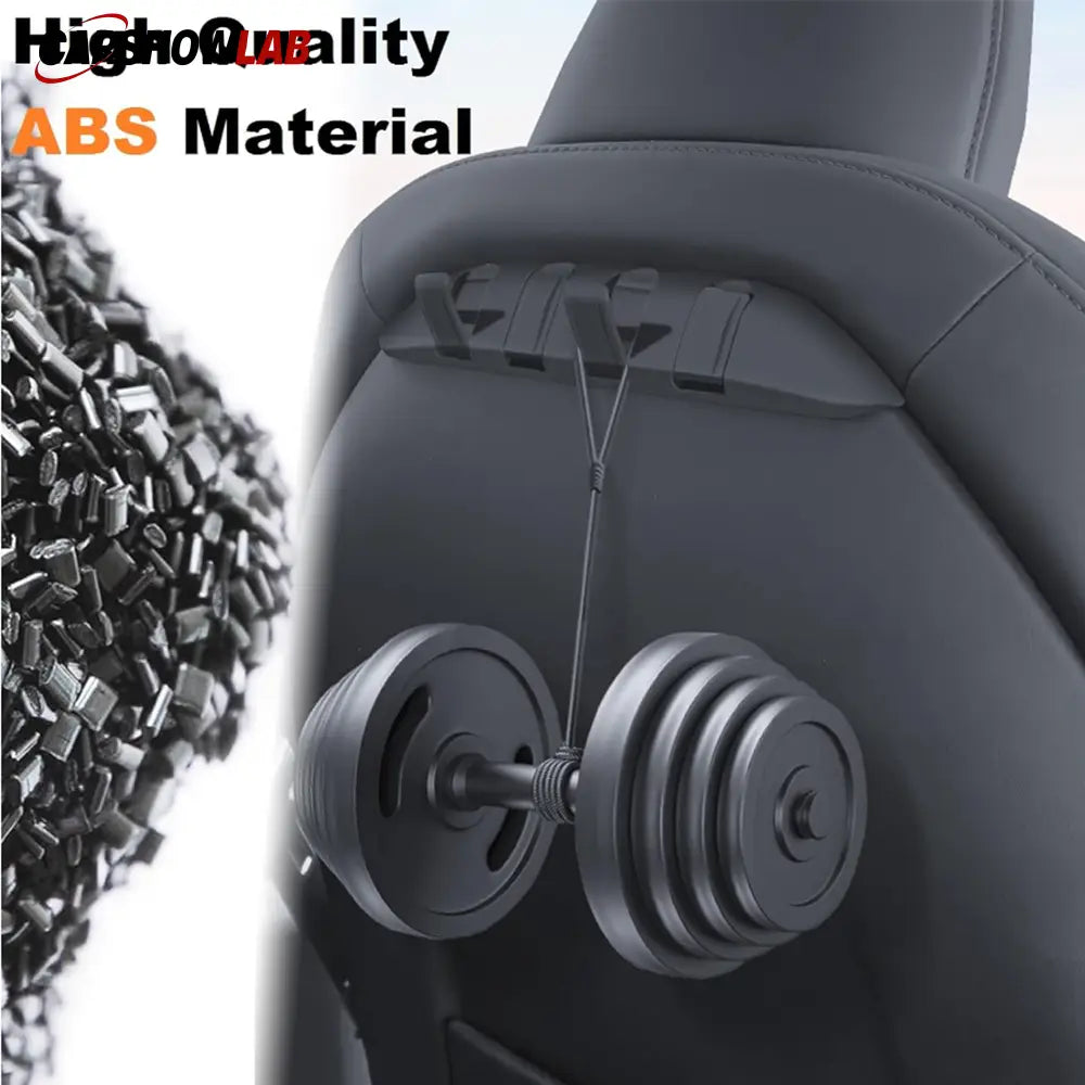 4-in-1 Seat Back Hook for Tesla Model 3/Y | Durable Foldable Bag Hanger - Tesla Interior Accessories > Seat > Organizers