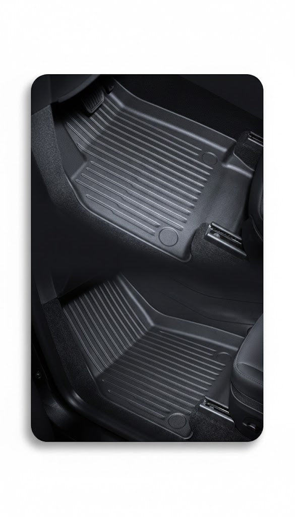 Compatible With Model 3 & Model Y TPE Injection-Molded 3D All-Weather Trunk Mats