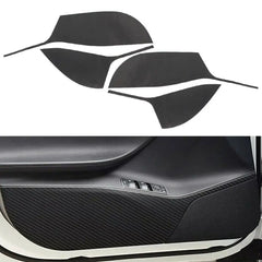 4pc Carbon Fiber Door Anti-Kick Scuff Guard for Tesla Model 3 S X 2016-2020 - Tesla Interior Accessories > Doors >