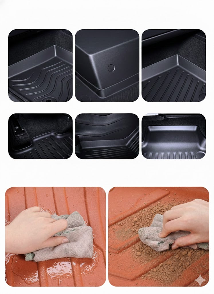 Compatible With Model 3 Highland TPE Injection-Molded 3D All-Weather Car Mats