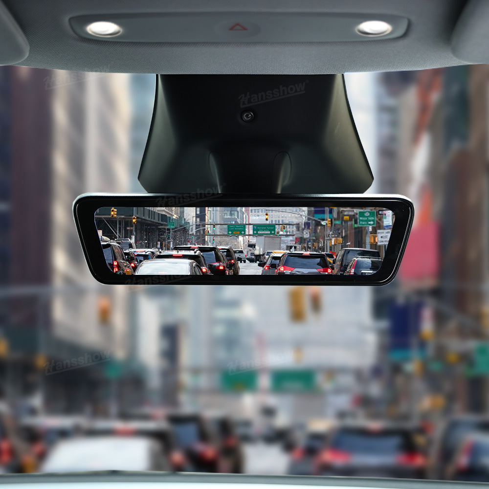 Model 3 Highland Stream Media Rearview Mirror Dual Channel Recorder Dashcam Rear View Mirror 8.2'