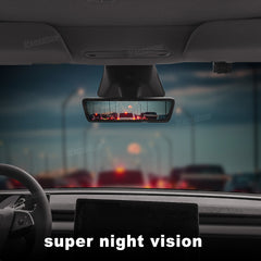 Model 3 Highland Stream Media Rearview Mirror Dual Channel Recorder Dashcam Rear View Mirror 8.2'