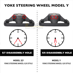 Hansshow Model Y Yoke Steering Wheel (Model X/S Yoke Style)