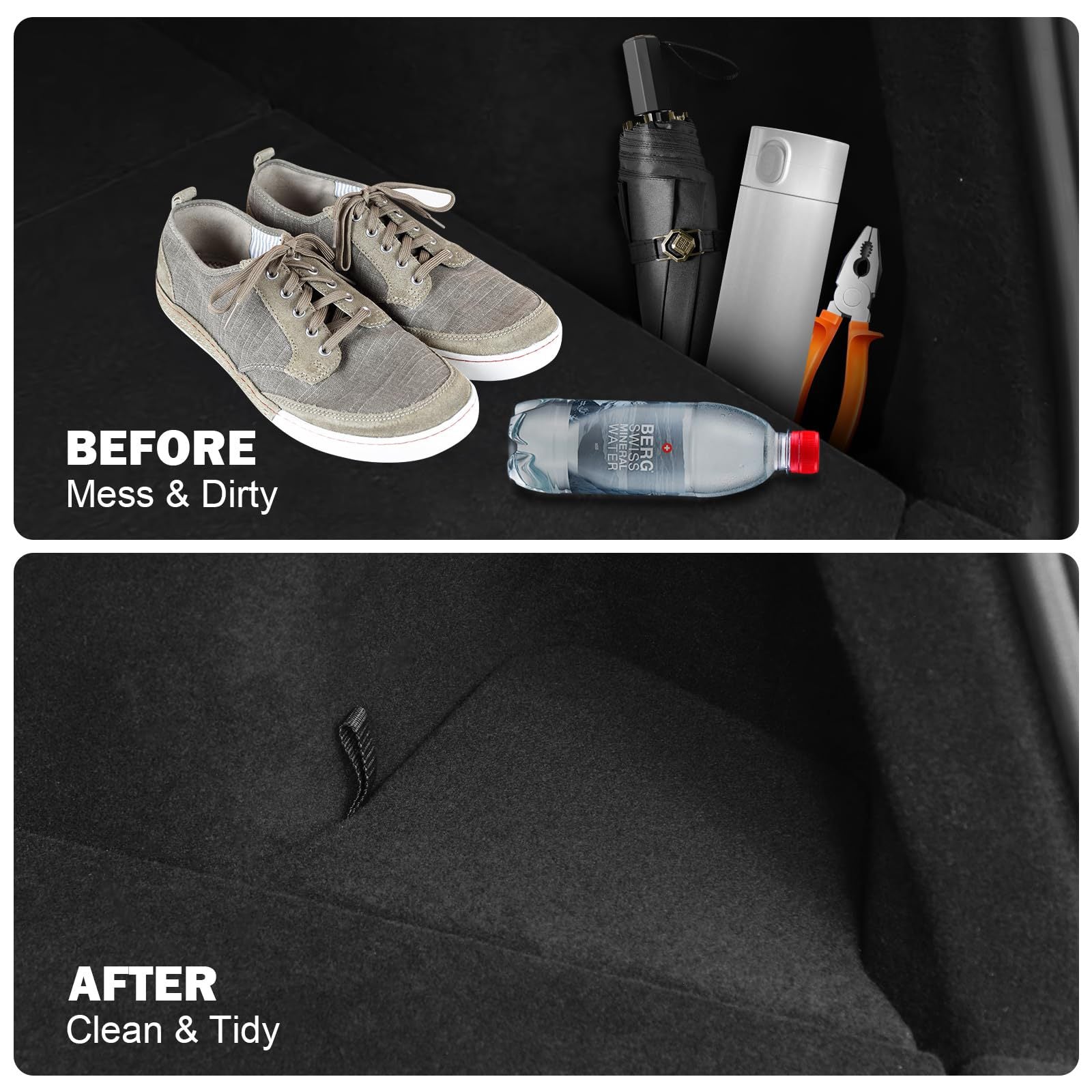 Compatible with Model 3 & Model Y Trunk Side Storage Organizer Boxes