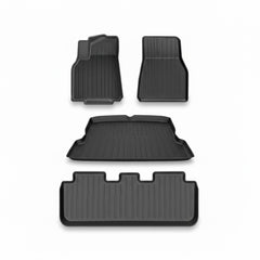 Compatible With Model Y 2019-2024 TPE Injection-Molded 3D All-Weather Car Mats