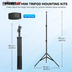 Adjustable 170cm Starlink Mini Tripod - Portable Satellite Mount for RV - Tesla Exterior Accessories > Starlink