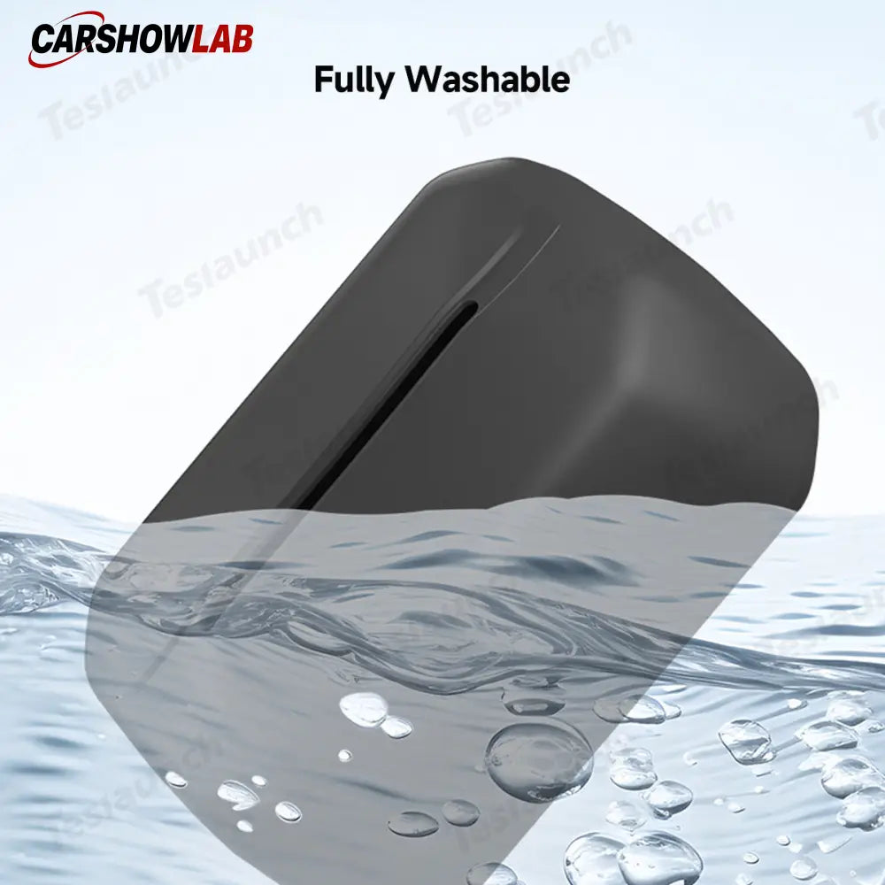 Adjustable Silicone Car Tissue Holder for Tesla Model Y Juniper 2025+ Interior - Tesla Interior Accessories > Organizer