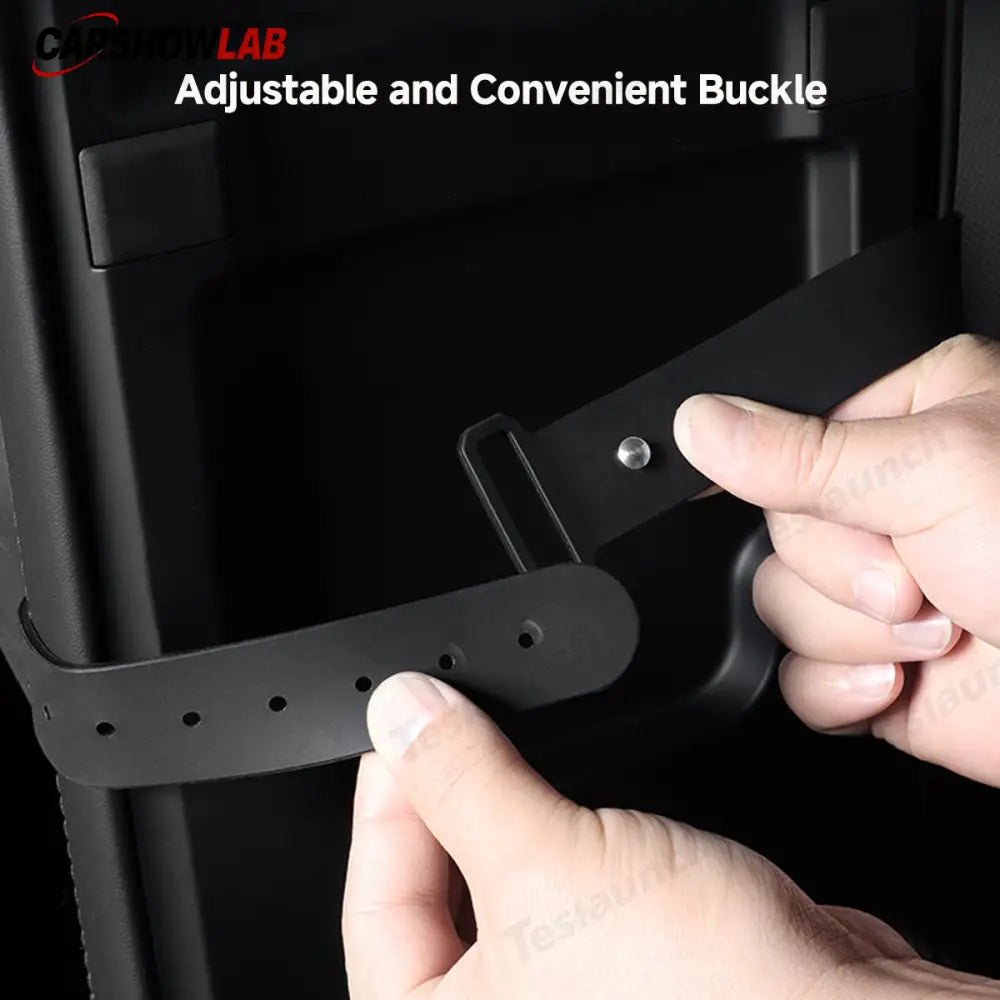 Adjustable Silicone Car Tissue Holder for Tesla Model Y Juniper 2025+ Interior - Tesla Interior Accessories > Organizer