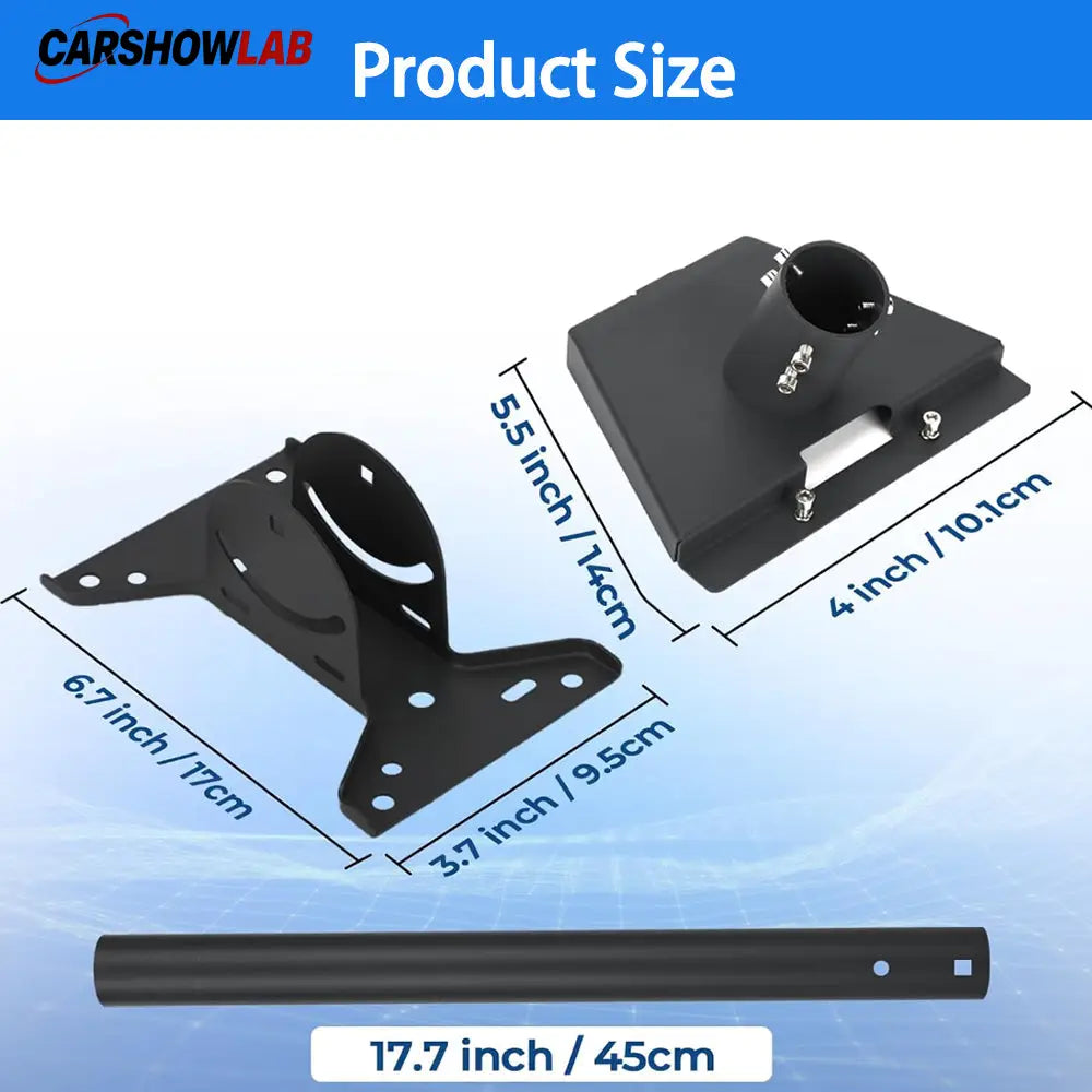 Adjustable Starlink Gen 3 Mounting Kit - Weatherproof Roof Pole Mount & Hardware - Tesla Exterior Accessories > Starlink