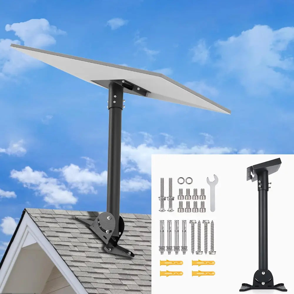 Adjustable Starlink Gen 3 Mounting Kit - Weatherproof Roof Pole Mount & Hardware - Tesla Exterior Accessories > Starlink