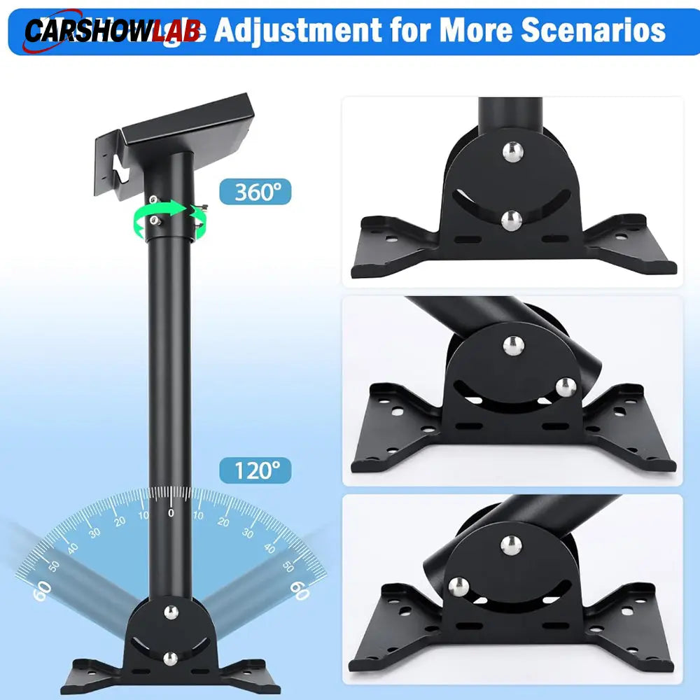 Adjustable Starlink Gen 3 Mounting Kit - Weatherproof Roof Pole Mount & Hardware - Tesla Exterior Accessories > Starlink