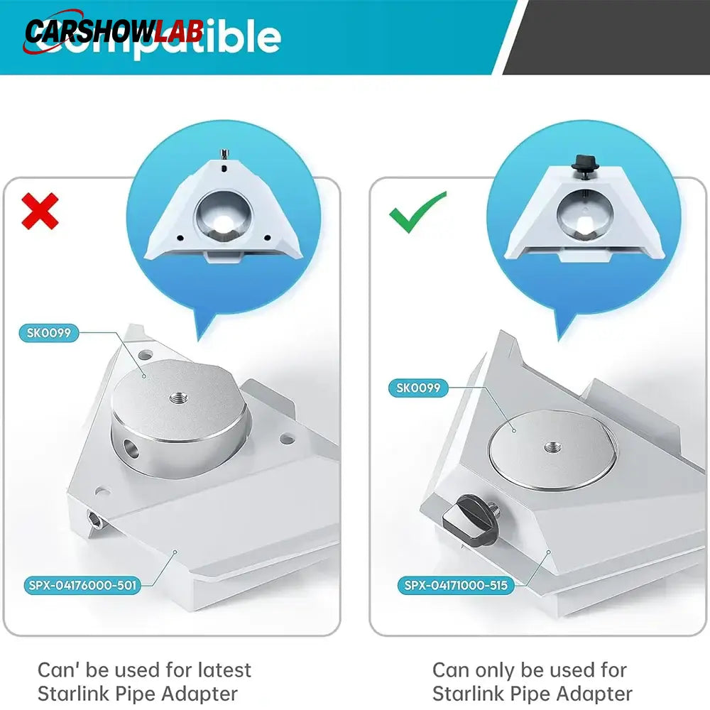 Adjustable Starlink Mini Gutter Mount | Weatherproof No-Drill Screw Bracket - Tesla Exterior Accessories > Starlink