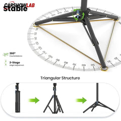 Adjustable Starlink Mini Mount - Carbon Steel Tripod Stand (12.6’’-24.2’’) - Tesla Exterior Accessories > Starlink