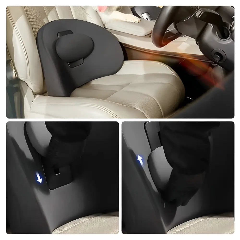 Adjustable Tesla Lumbar & Neck Pillow Kit for Model Y/3/S/X/Cybertruck - Tesla Interior Accessories > Seat > Pillow