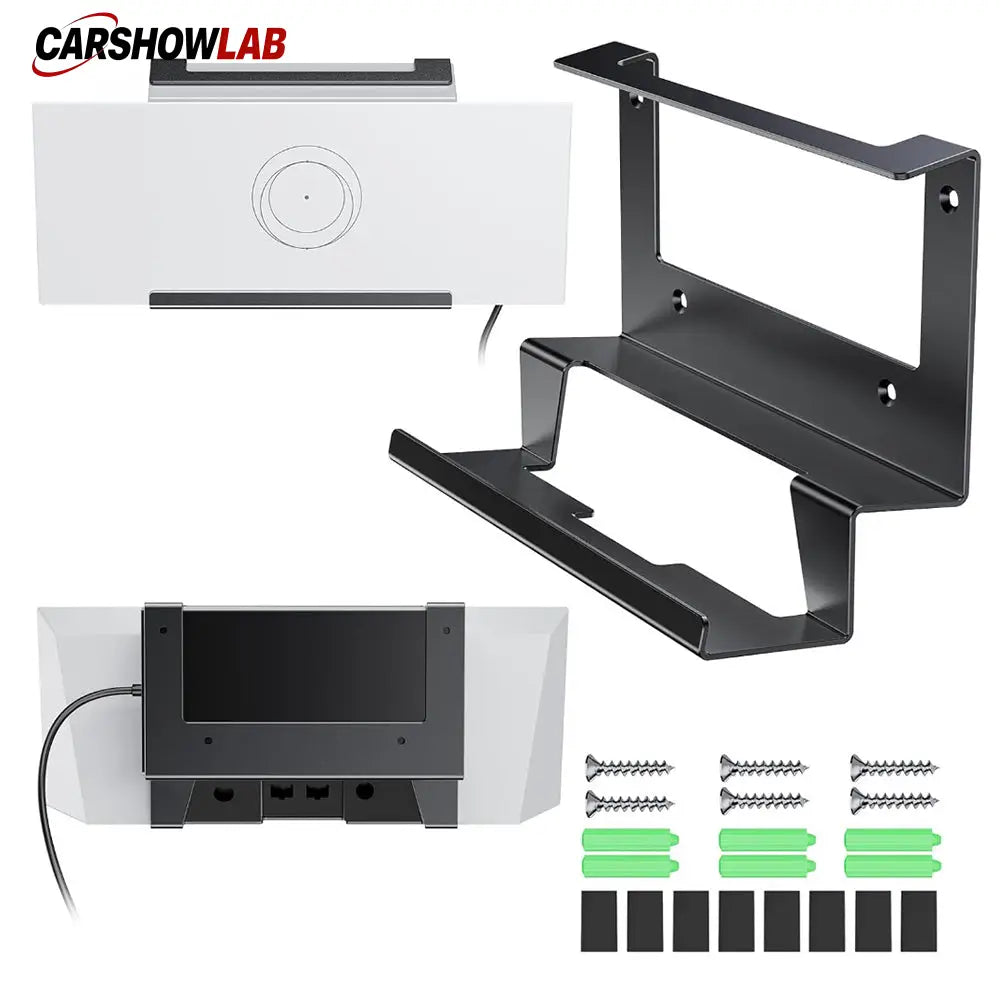 All-in-One Metal Wall Mount for Starlink Gen 3 Router & V3 Power Adapter - Tesla Interior Accessories > Starlink