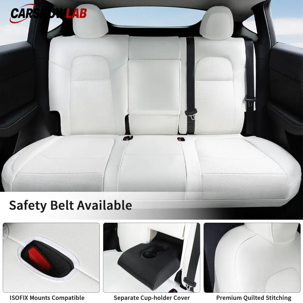 All-Inclusive Tesla Model Y 7 Seater Seat Cover - 40/60 Split Bench - Tesla Interior Accessories > Seat > Cushion