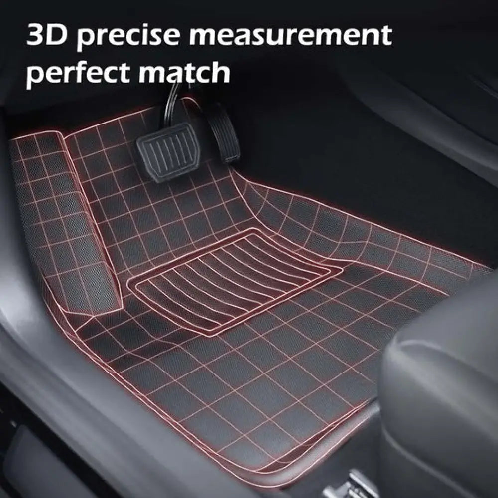 All Weather Floor Mats for Tesla Model 3 Highland 2024+ | Waterproof Protection - Tesla Interior Accessories > Floor Mat